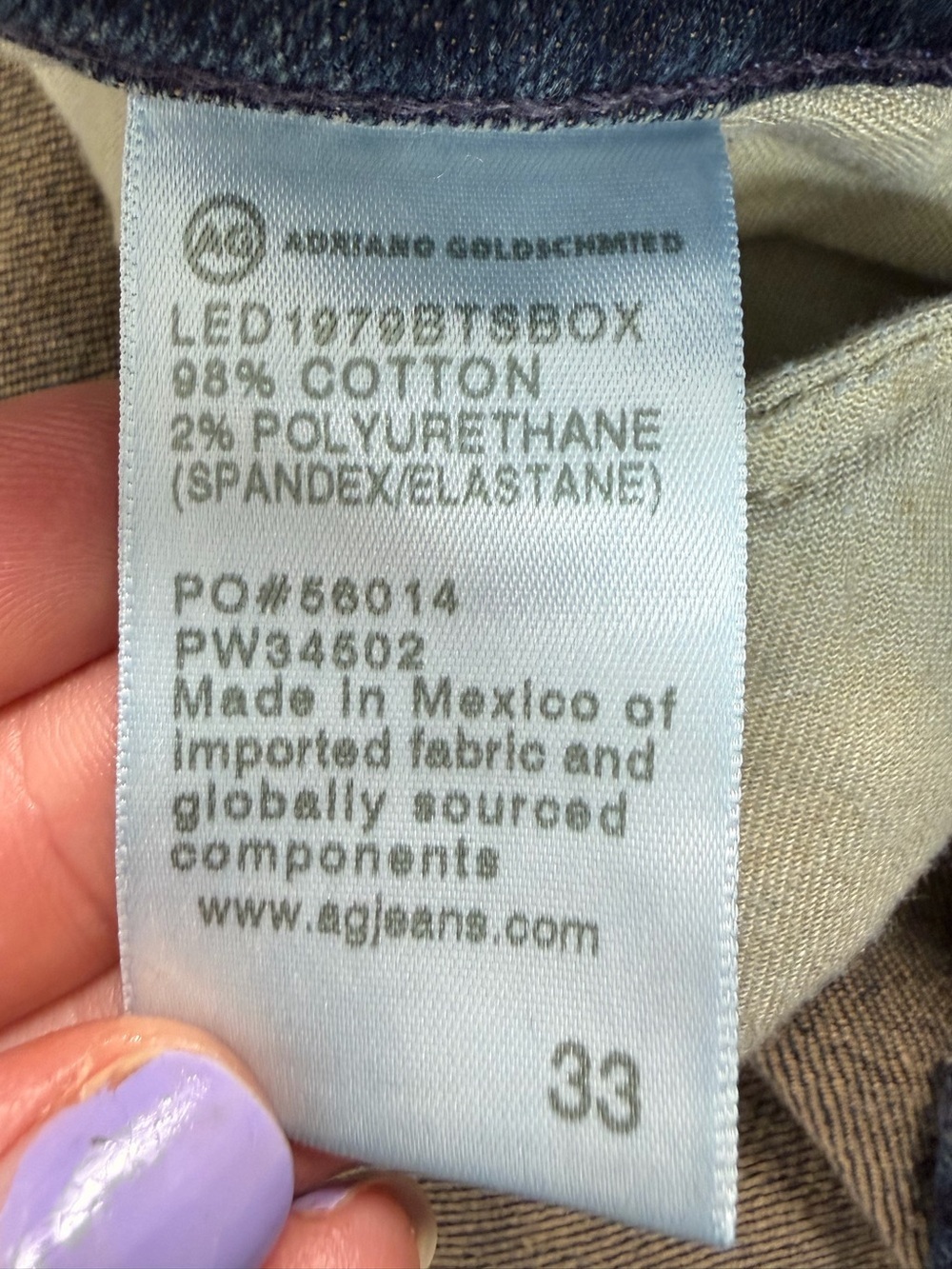 NEW AG Alexxis Straight High Rise Denim - Picture 6 of 14